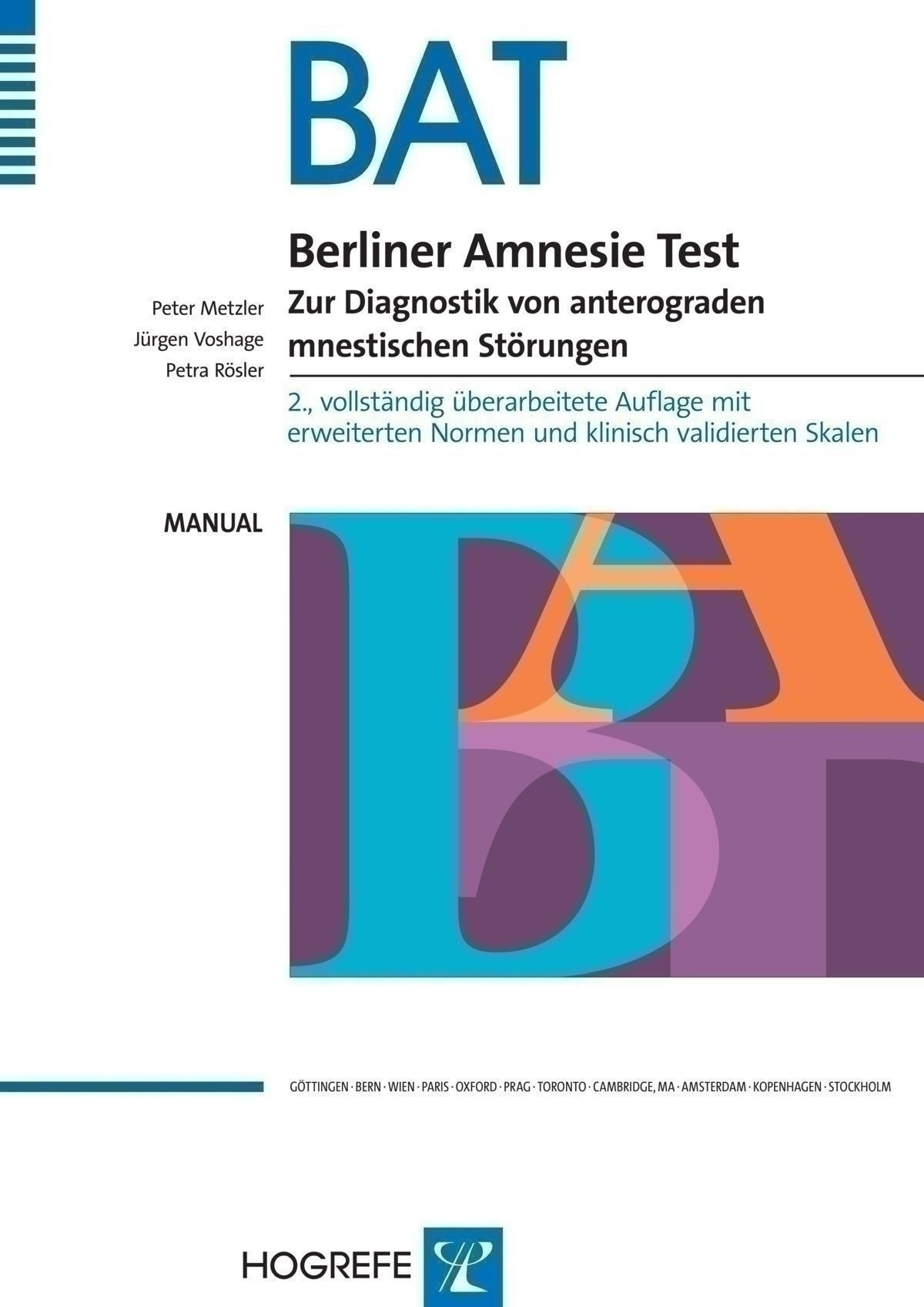 BAT Berliner Amnesie Test Hogrefe