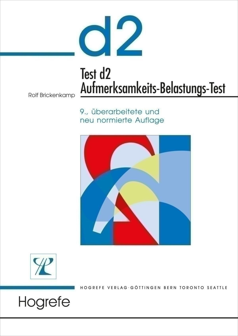 Test komplett bestehend aus: Handanweisung, 20 Testbogen, 20 Auswertungsformblätter, Schablonensatz und Mappe