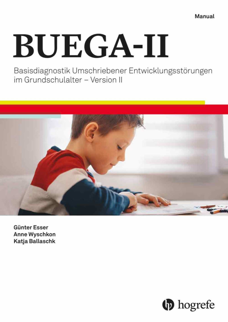 Test komplett bestehend aus: Manual, Bildmappe Untertest 2, Bildmappe Untertest 3b, Bildmappe Untertest 4, Bildmappe Untertest 7, Lesekärtchen 1, 2 und 3, Materialsatz Untertest 3a, 10 Testhefte für alle Altersstufen, je 5 Schülerhefte 1, 2, 3 und 4, je 5