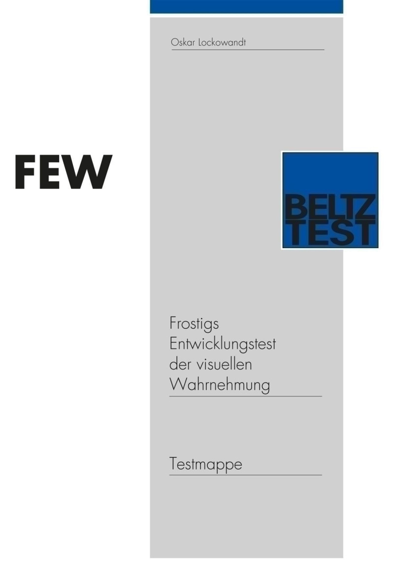 Test komplett bestehend aus: Manual, Testheft, Testmaterial (Karten + Schablonen) und Mappe