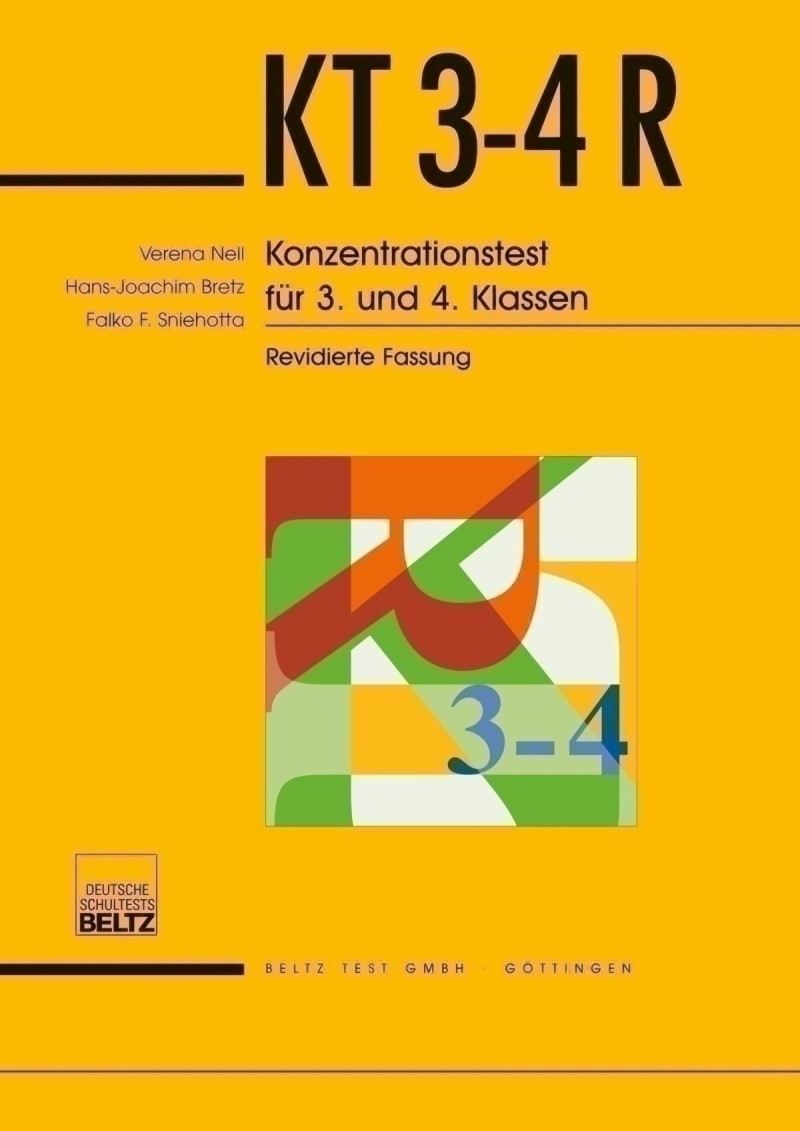 Test komplett bestehend aus: Manual, 5 Testheften, 5 Auswertungsbogen, Overheadfolie, Schablonensatz und Mappe