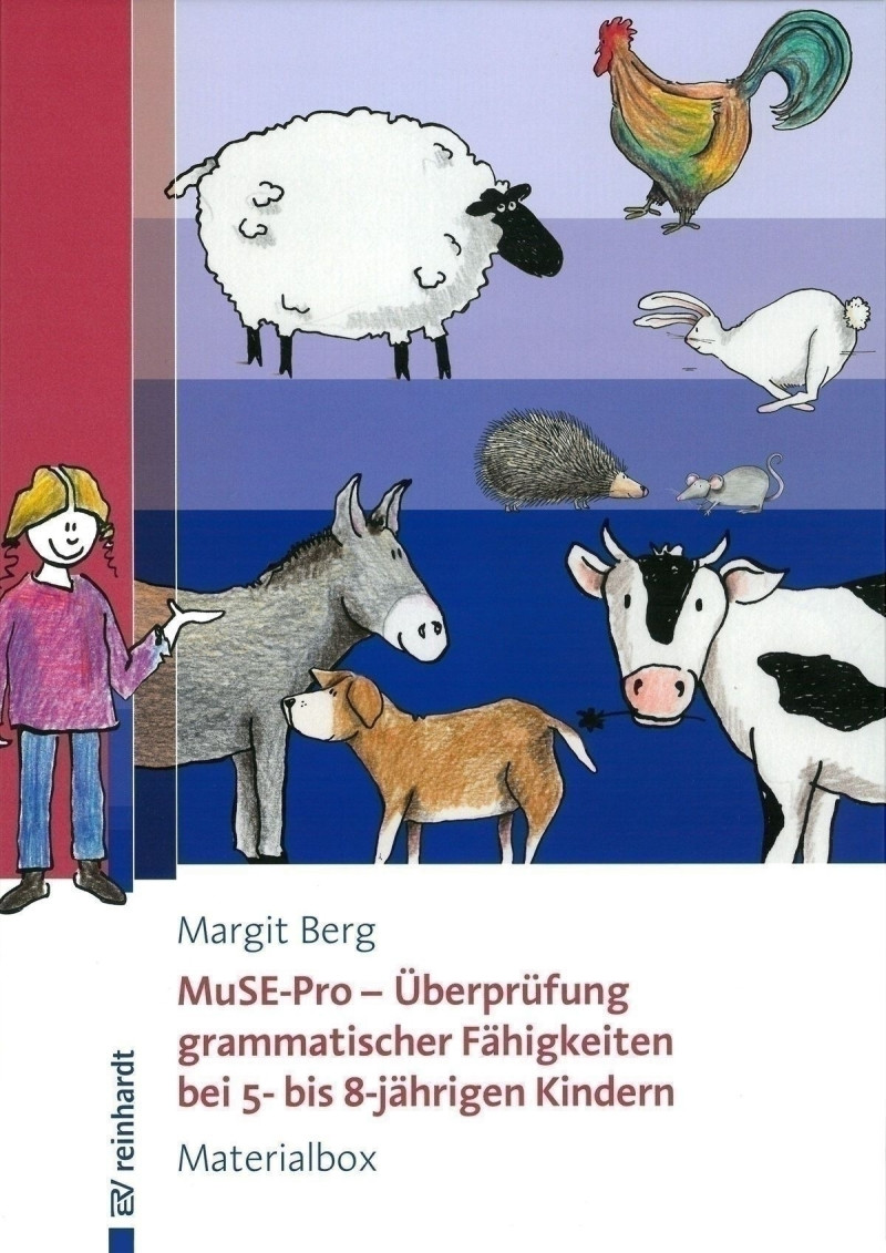 Materialbox bestehend aus: Manual, 6 Bildkarten und 8 Schachteln mit Tiermotiven