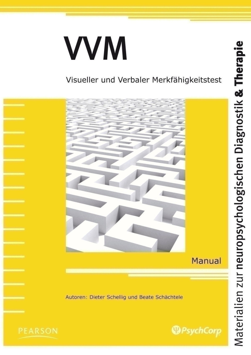 Gesamtsatz bestehend aus: Manual, Testvorlagen (Sportpalast + Schwimmbad), 4 Blöcke Protokollbogen á 50 Blatt (Sportpalast Z1 + Z2, Schwimmbad Z1 + Z2 und 2 Auswertungsschablonen