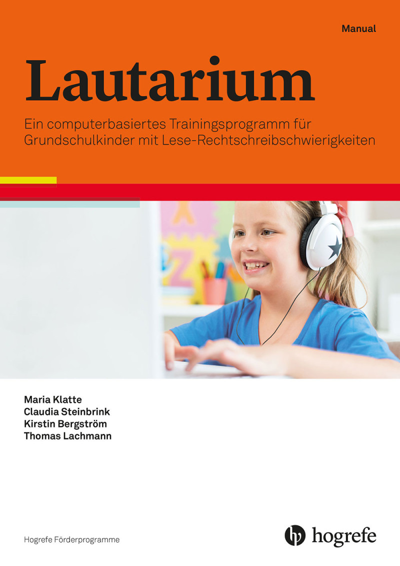 Lautarium - PC-gestütztes Förderprogramm für Lese-Rechtschreibschwierigkeiten, bestehend aus: Manual und USB-Stick