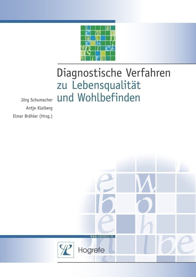 Diagnostische Verfahren zu Lebensqualität und Wohlbefinden