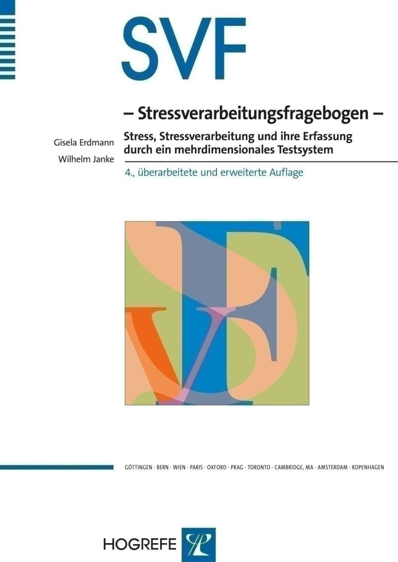 Test komplett bestehend aus: Handbuch, je 5 Testheften SVF 120, SVF 120-S, SVF 78, SVF 78-S, SVF 84-ak und SVF 42-ak, je 5 Auswertungsblättern SVF 120/SVF 120-S, SVF 78/SVF 78-S, SVF 84-ak und SVF 42-ak, je 5 Profilblättern SVF 120/SVF 120-S (Rohwerte), S