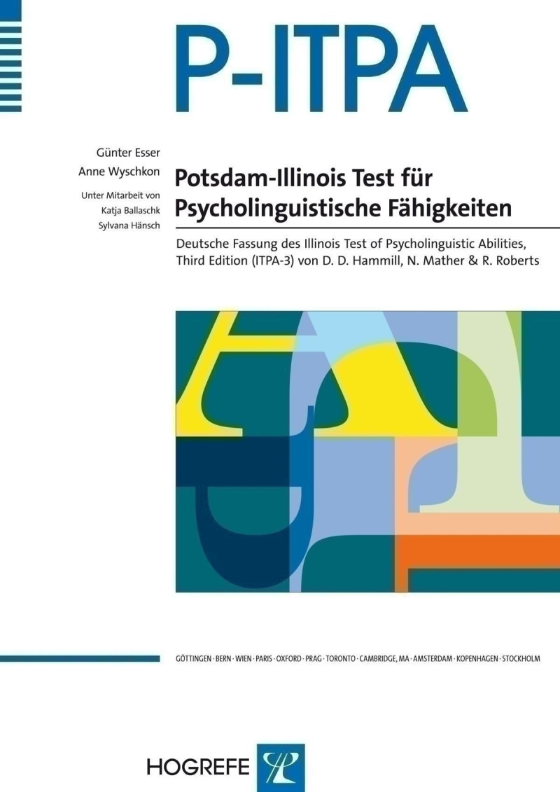 Test komplett bestehend aus: Manual, 1 Protokollbogen Kindergartenversion, je 1 Protokollbogen Schülerversion I-III, je 1 Schülerheft 1-4, je 1 Auswertungsbogen Schülerheft 1-4, 1 Satz Lesekärtchen, 1 Vorlagenmappe UT 3, 1 Vorlagenmappe UT 5.1 und Koffer