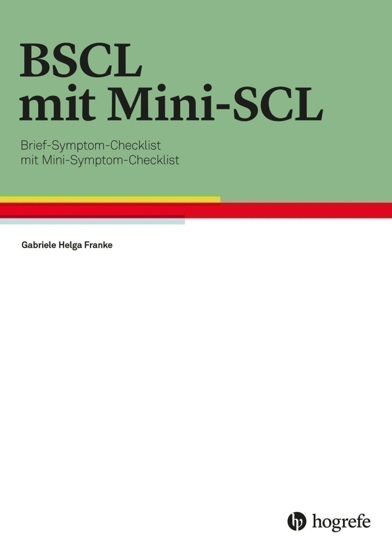 BSCL mit Mini-SCL komplett bestehend aus: Manual BSCL, 5 Fragebogen BSCL, 5 Auswertungsbogen BSCL, 5 Profilbogen BSCL, Manual Mini-SCL, 5 Fragebogen Mini-SCL, 5 Auswertungsbogen Mini-SCL, 5 Profilbogen Mini-SCL und Mappe BSCL mit Mini-SCL