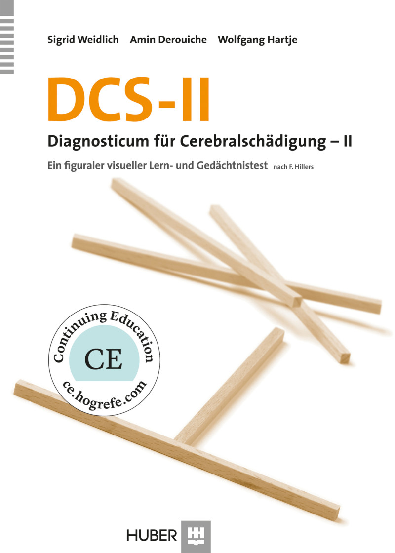 Test komplett bestehend aus: Manual, 20 Protokoll- und Auswertebogen Originalform, 20 Protokoll- und Auswertebogen Parallelform, 9 Testkarten Originalform, 9 Testkarten Parallelform, 5 Holzstäbchen, Sichtschutz und Box