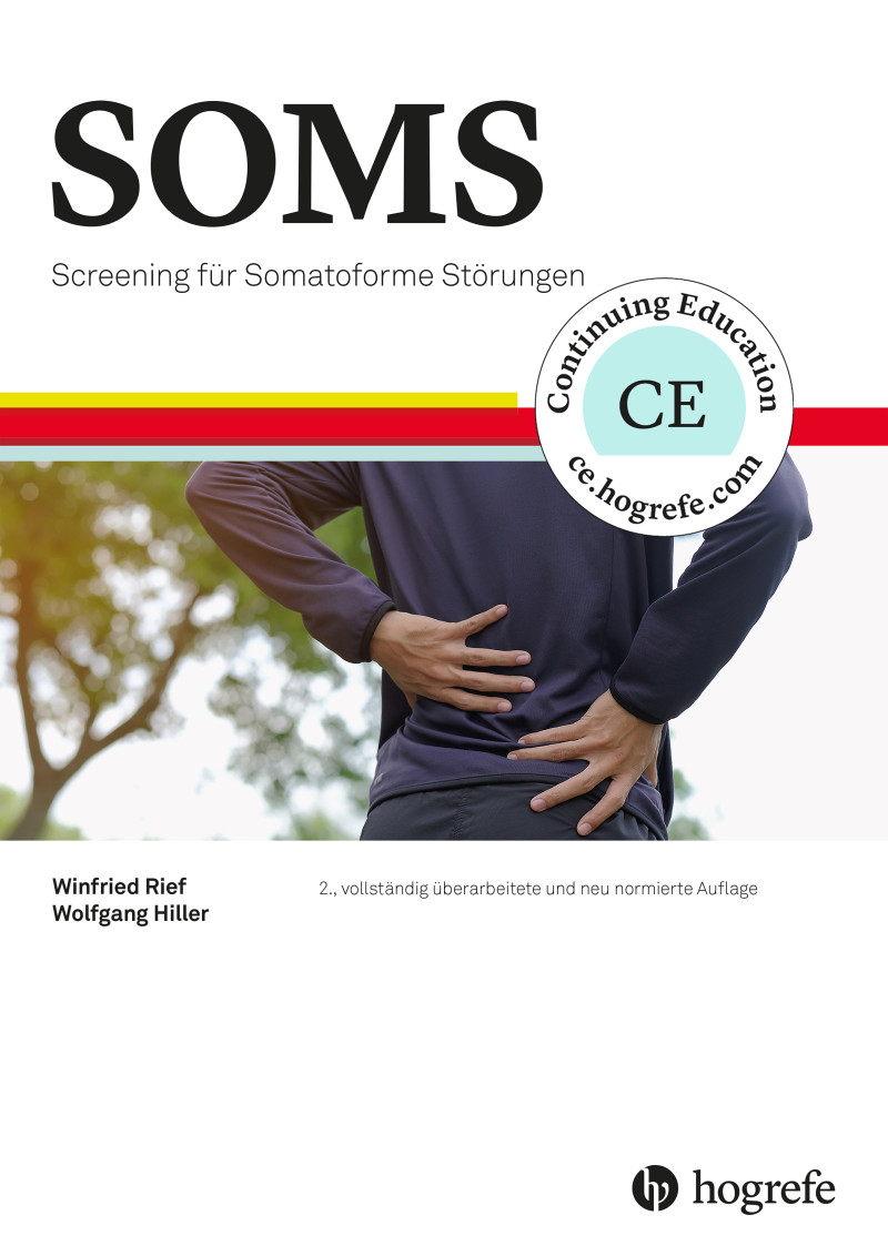Test komplett bestehend aus Manual, 10 Fragebogen SOMS-2, 10 Fragebogen SOMS-7T, 10 SOMS-2 Auswertebogen 1, 10 SOMS-2 Auswertebogen 2, 10 SOMS-2 Auswertebogen 3, 10 SOMS-7T Auswertebogen, 20 Befindlichkeitstagebücher, 5 Kurven Befindlichkeitstagebuch