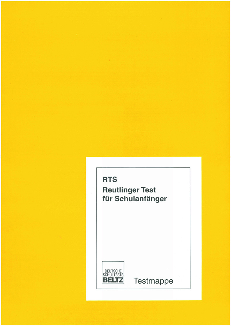 Mustermappe bestehend aus: Beiheft mit Anleitung und Normentabellen, Klassenliste und Muster-Testheft