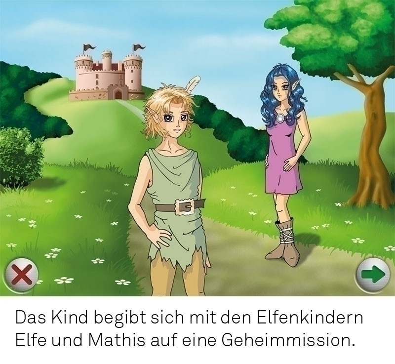 Lesespiele mit Elfe und Mathis, 2. Auflage - Schullizenz, 
bestehend aus: Manual und 5 USB-Sticks