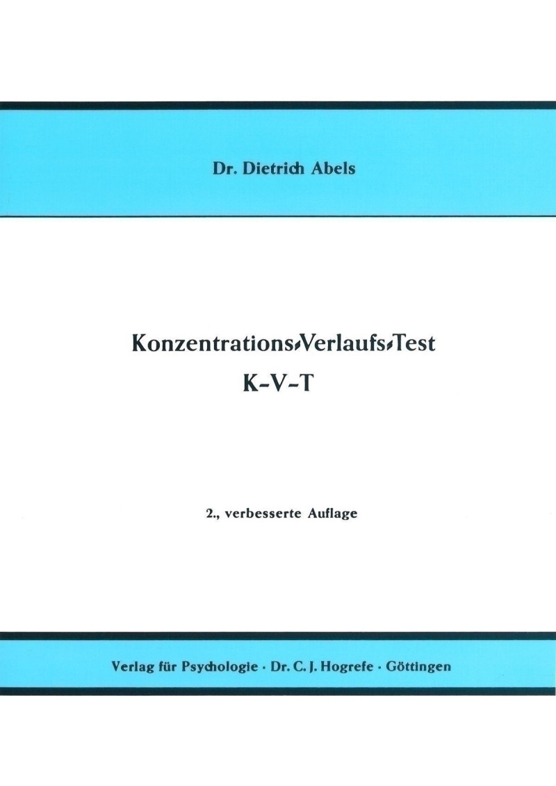 Test komplett bestehend aus: Handanweisung, Kartensatz, 10 Arbeitsblättern, 10 Auswertungsblättern, Schablone und Schachtel