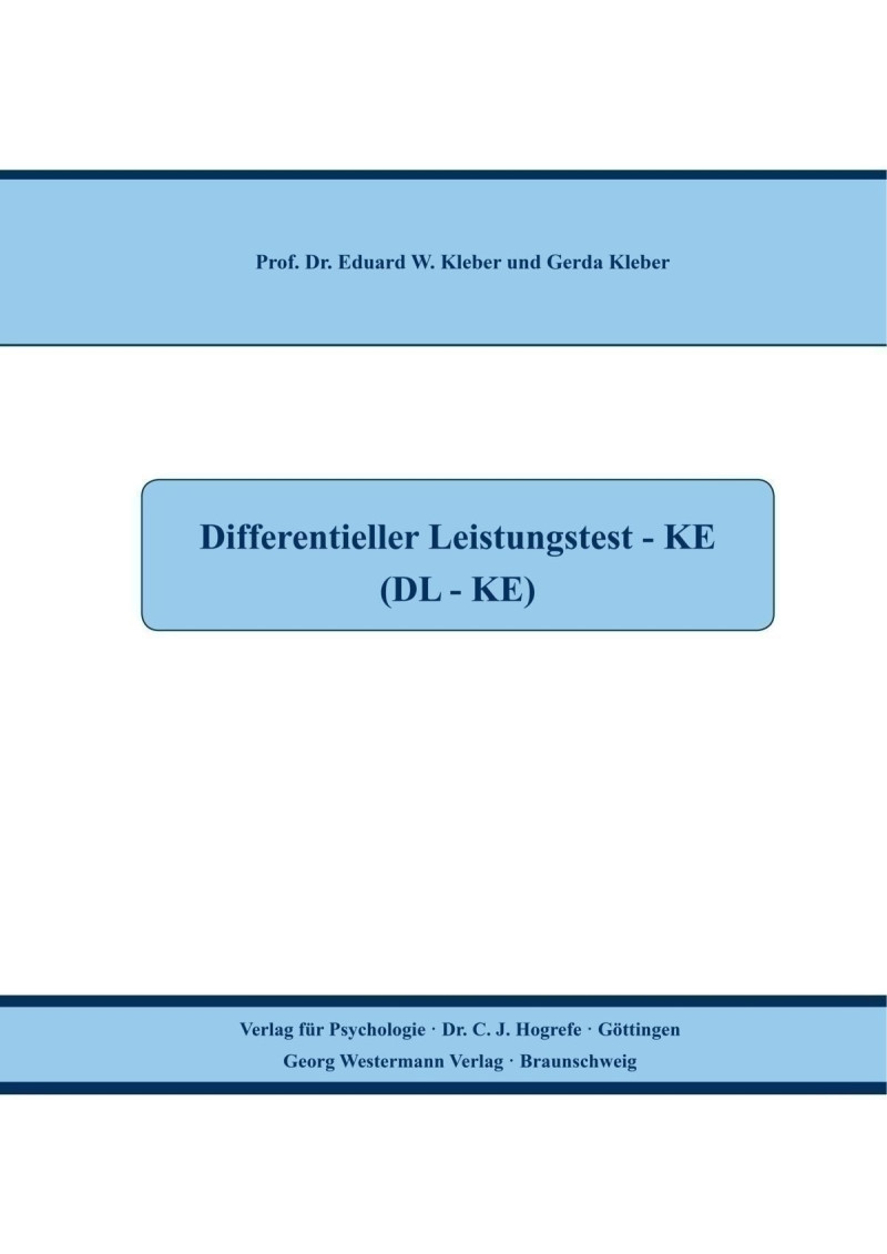 Test komplett bestehend aus: Handanweisung, 2 Testheften, je 1 Vorlage A + B, je 5 Auswertungsblätter J + M, je 1 Schablonensatz A + B und Mappe