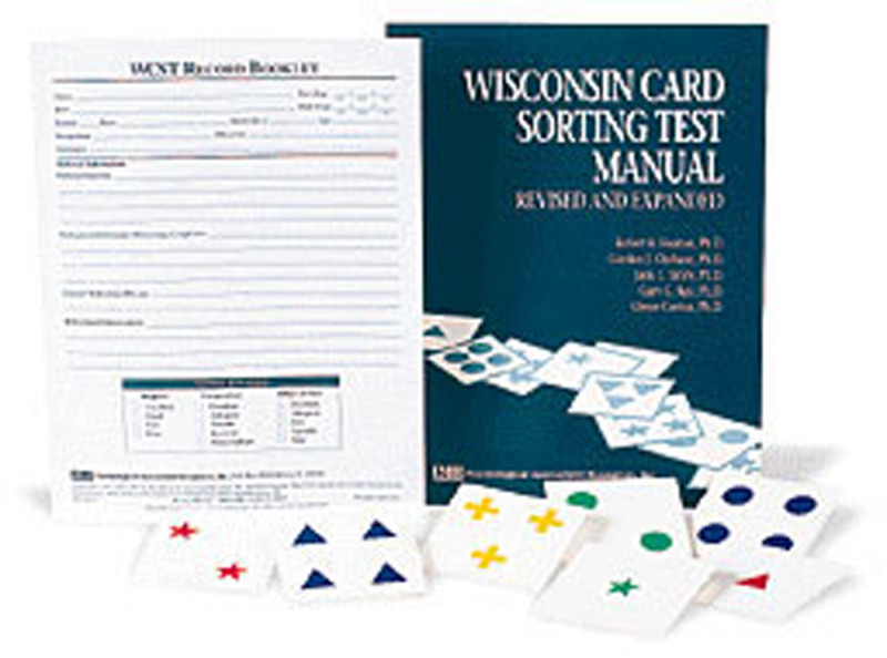 WCST Introductory Kit (includes WCST Revised and Expanded Manual, 2 Decks of Cards and 50 Record Booklets